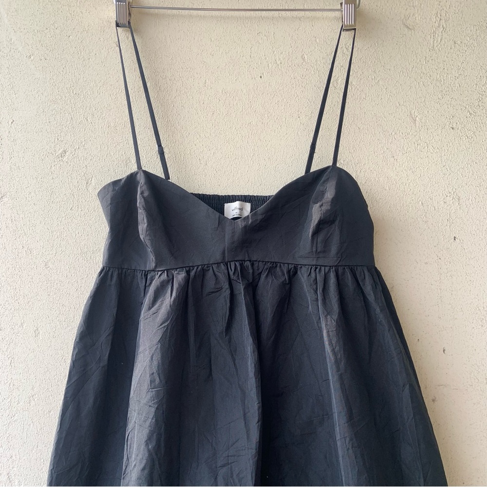 Elegant Wilfred Black Spaghetti Strap Dress - Picture 3 of 15